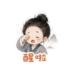 水墨晨安帖 #2
