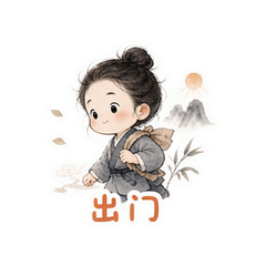 水墨晨安帖 #4