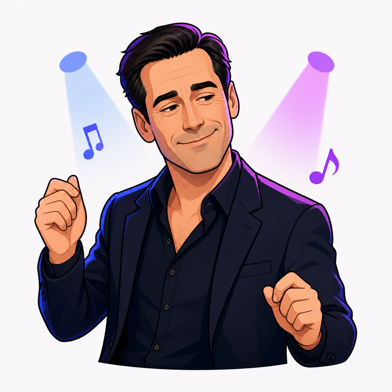 Imagen del personaje de Jon Hamm Club Dance