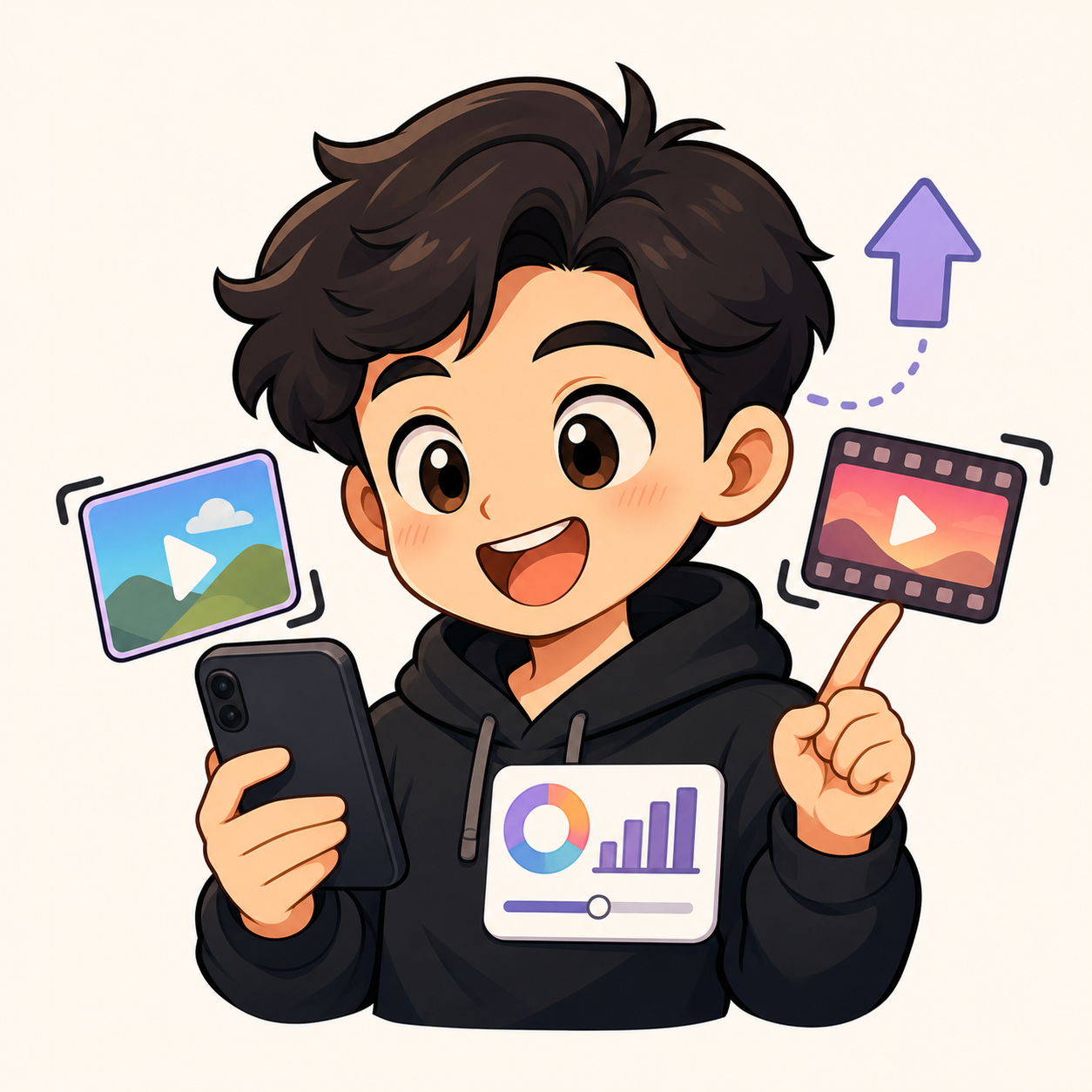 Imagen del personaje de Shorts Repost