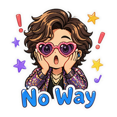 Harry Styles American Girl Sticker Pack #3