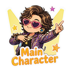 Harry Styles American Girl Sticker Pack #4