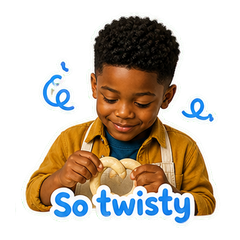 Milo Makes Pretzels sticker 2