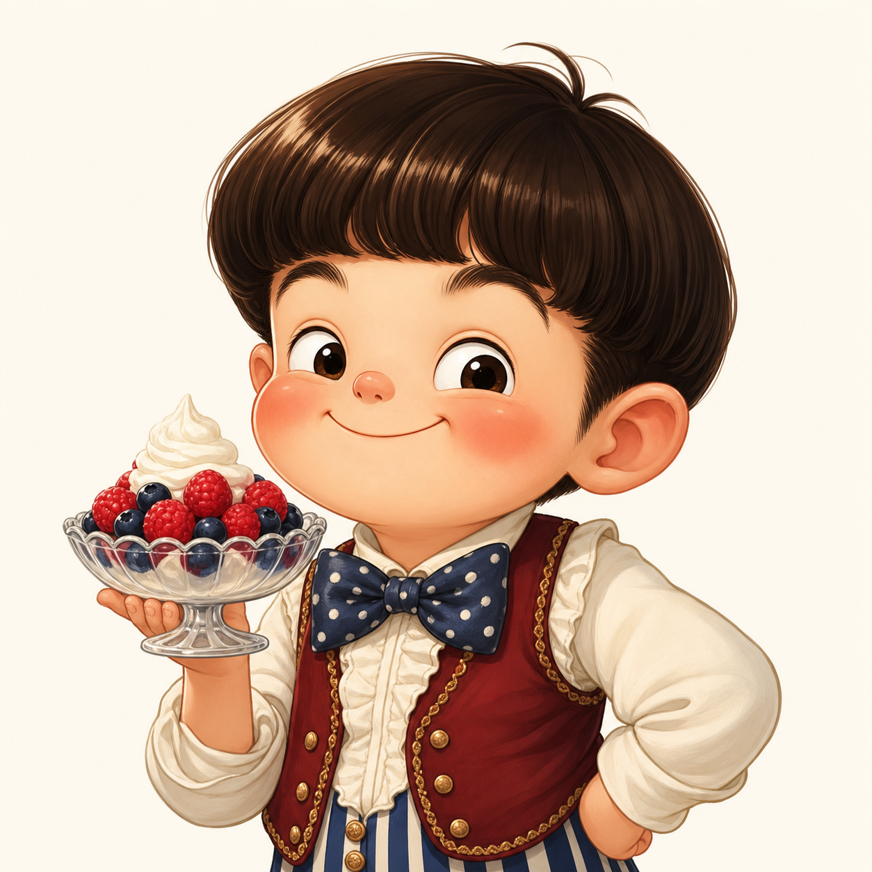 Imagen del personaje de Berries And Cream Cartoon Sticker Pack