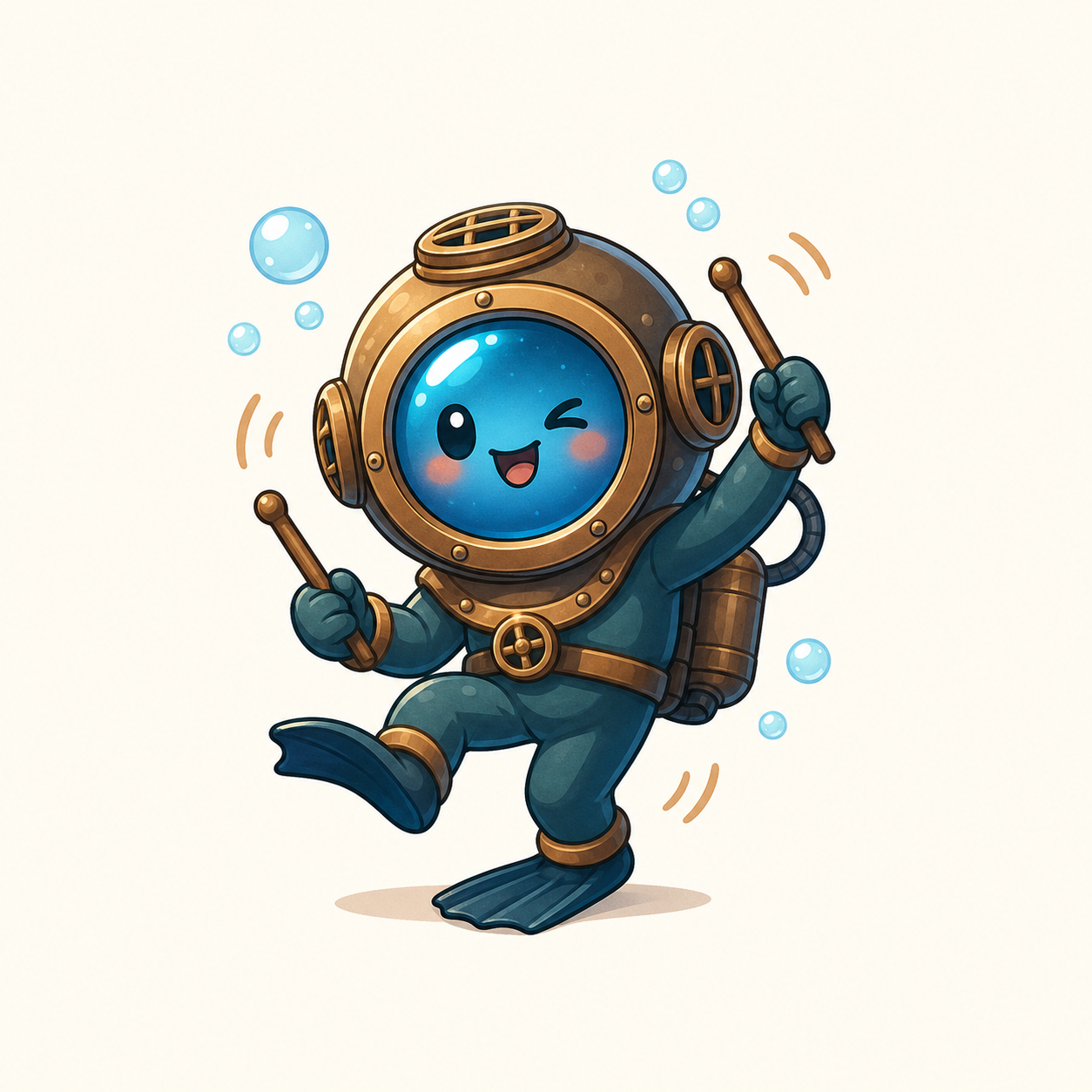 Imagen del personaje de Tung Sahur Diver Dance