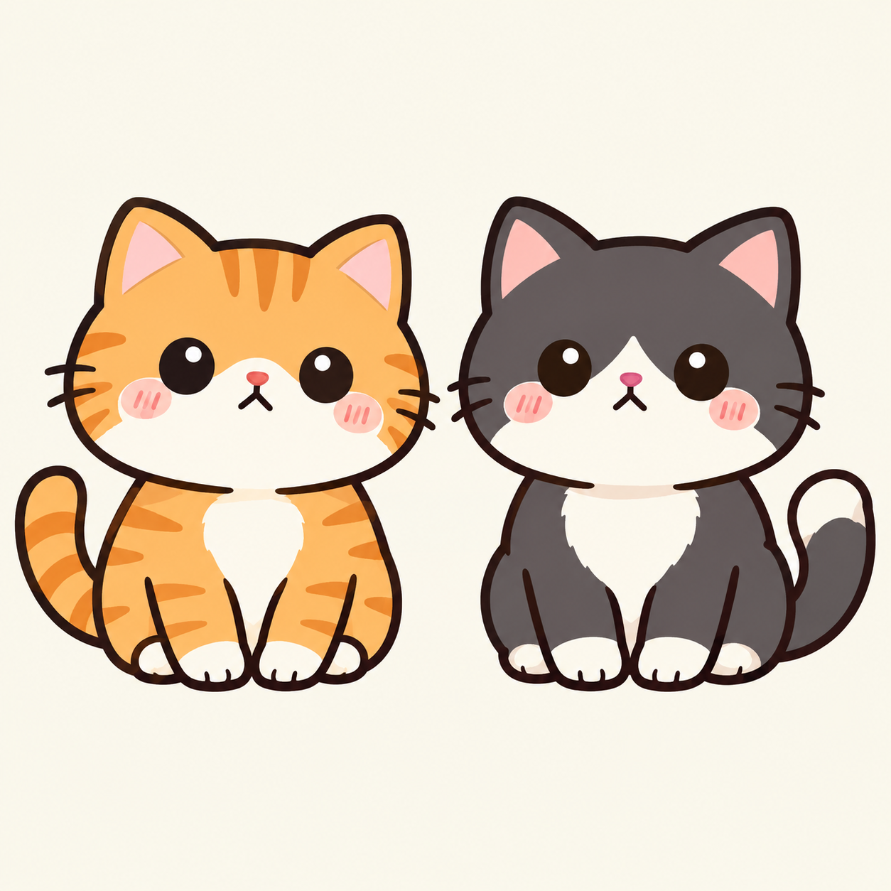 Dancing Cat Duo character image