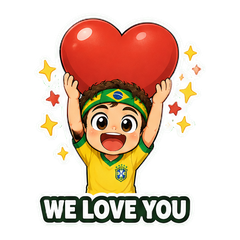 Come To Brazil Meme Fan sticker 3