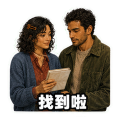 夜车厢里的默契 sticker 1