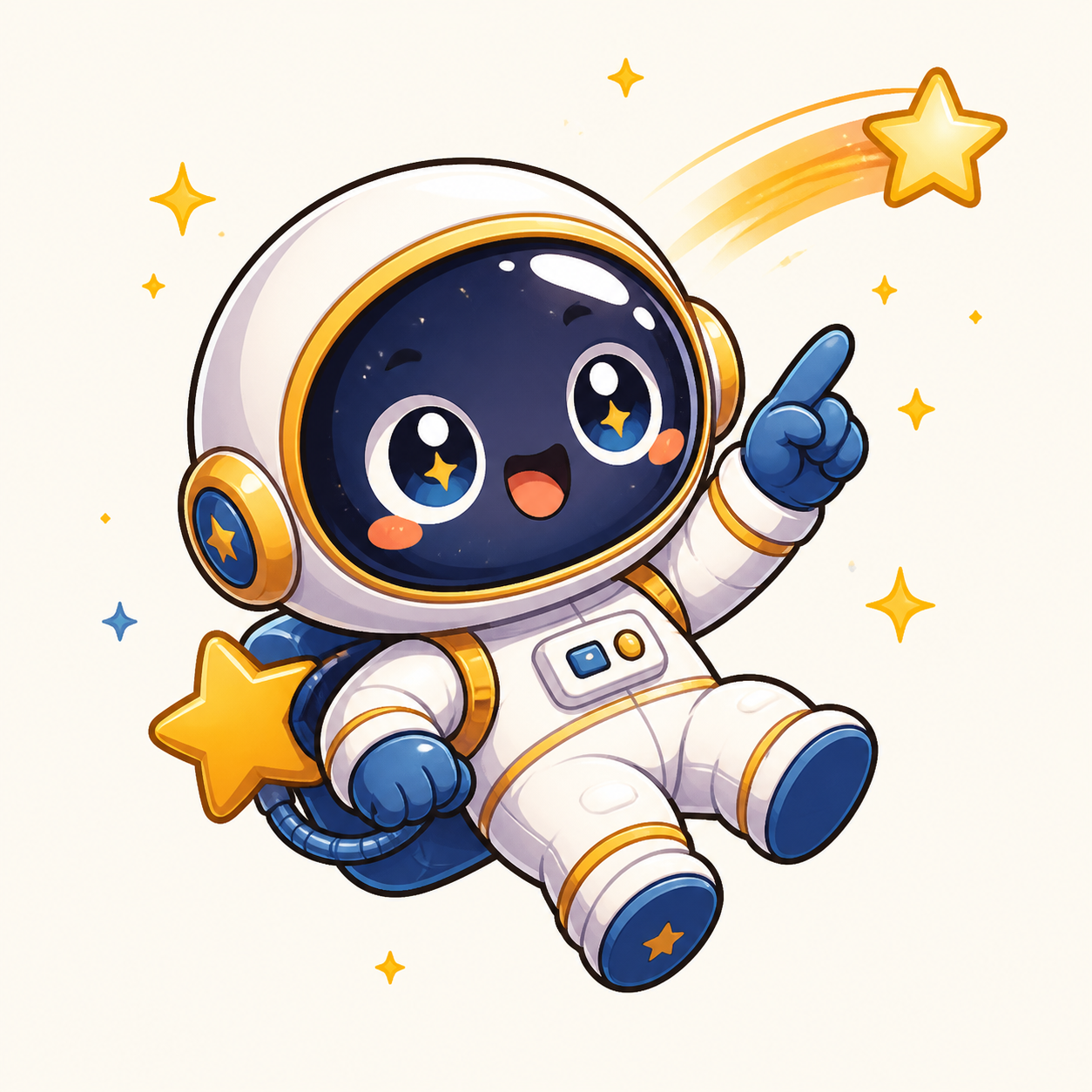 Shooting Stars Meme Stickers character image