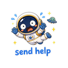 Shooting Stars Meme Stickers #4
