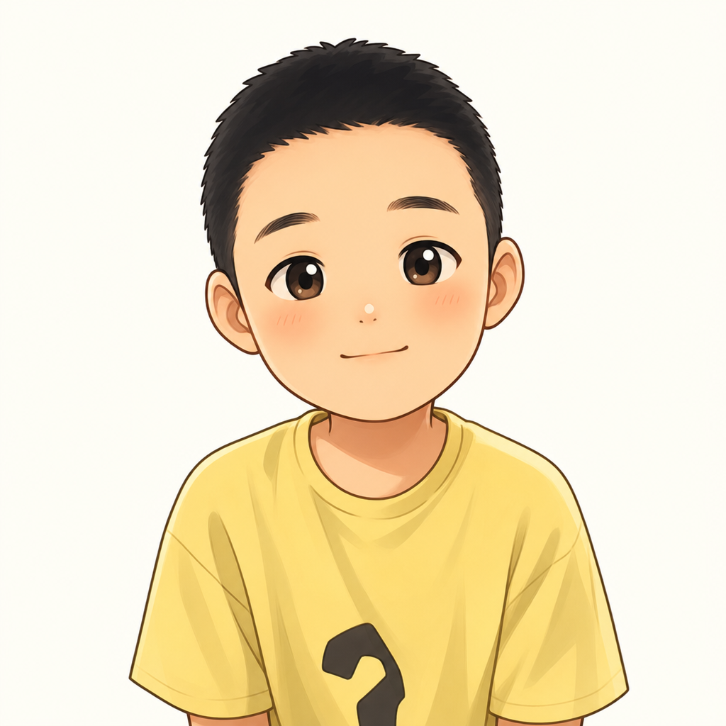 头顶路灯男孩 角色圖