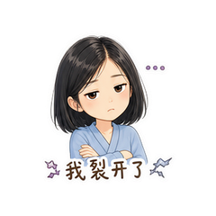 呆萌短发女孩 #4