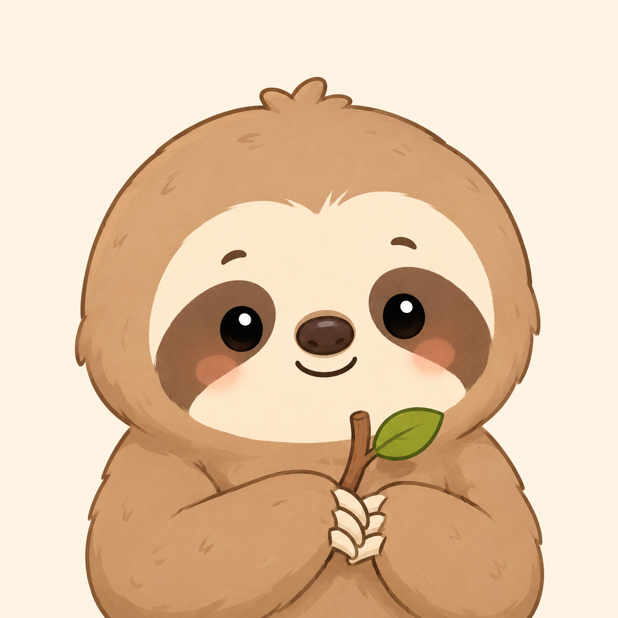 呆萌树懒 角色圖