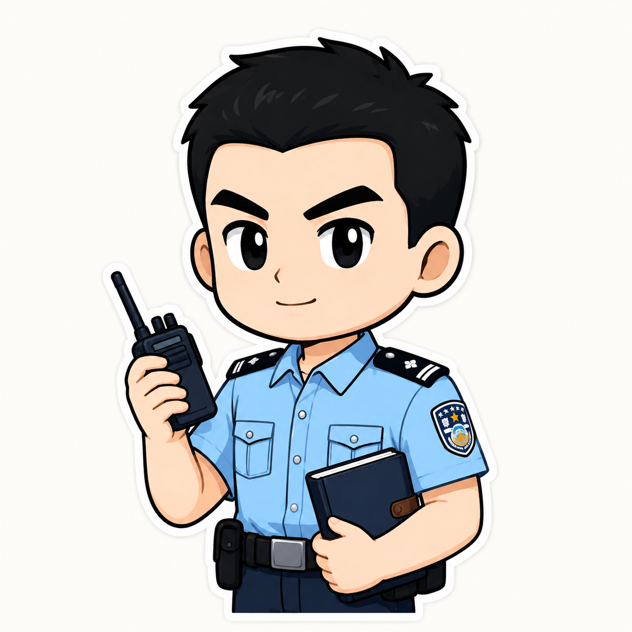 警察蜀黍日常角色图