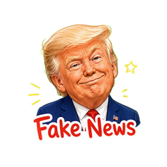 Trump Cartoon Reactions sticker 1