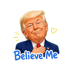 Trump Cartoon Reactions sticker 4