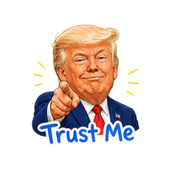 Trump Cartoon Reactions sticker 2