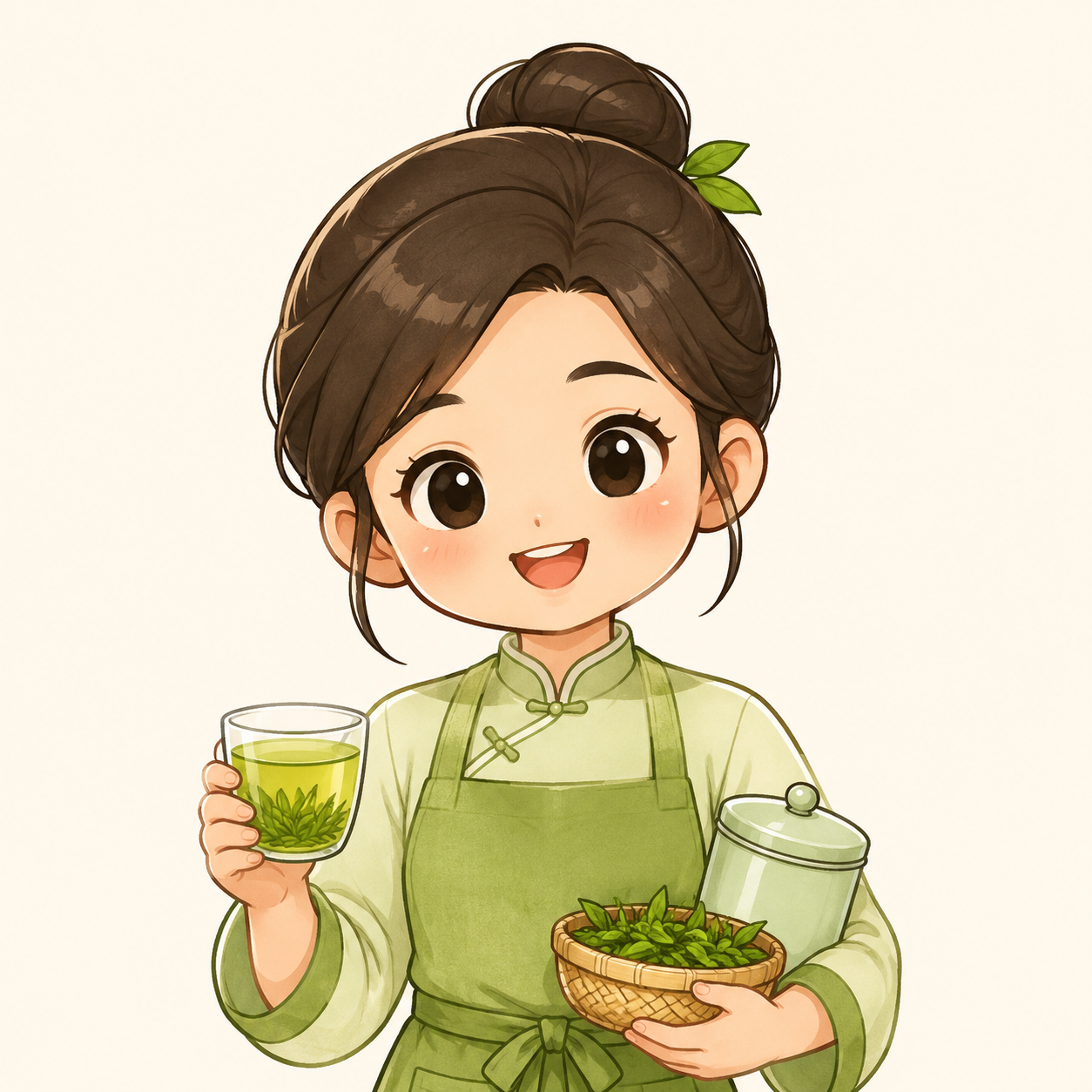 绿茶小掌柜角色图